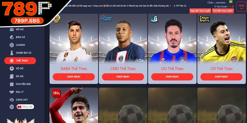 Hợp tác với các nhà cung cấp nổi tiếng trên khắp giới cá cược online